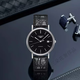 【二手99新】浪琴(Longines)瑞士手表瑰麗系列自動機(jī)械中性腕表 二手浪琴手表35-40表徑 條丁黑盤皮帶 L4.821.4.52.2