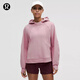 lululemon丨Scuba 女士寬松款側(cè)開口連帽衫 LW3IU6S 薔薇粉 M /L