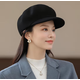 鑫梓淏帽子女秋冬季新款高檔羊毛八角帽女新款時(shí)尚網(wǎng)紅帽子冬天呢子貝雷