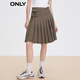 ONLY時(shí)尚不規則下擺開(kāi)叉百褶半身裙女|123116018 E05蹦極繩索 S (160) 64A/SR