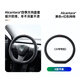 梵汐汽車(chē)方向盤(pán)套冬季D型翻毛皮適用大眾寶馬特斯拉凱美瑞四季通用女 小號 紅色網(wǎng)格-D型平底