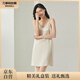 萬事利情侶真絲吊帶睡裙100%桑蠶睡衣女家居服禮盒裝 之夏 