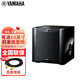 雅馬哈（YAMAHA） NS-SW300/200 超重低音炮音箱 有源10/8英寸家庭影院低音炮 低音音響低音單元 SW300鋼琴漆黑色(10英寸)