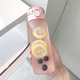 QUFAN趣范高顏值水杯女塑料杯簡(jiǎn)約清新夏季可愛(ài)便攜運動(dòng)大容量杯子磨砂耐摔耐高溫帶濾網(wǎng)茶杯 780毫升隨行杯磨砂粉+杯刷