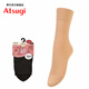 厚木Atsugi短襪含棉吸汗加工春秋季舒適休閑女士短絲襪FS4036 433裸米色 1雙 均碼 22-25