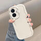 ?？Э蓯?ài)動(dòng)物流汗vivoY77E手機殼V2166BA硅膠套立體公仔X100卡通小眾 白色奶油紋 vivoY77E【送全屏膜】