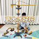 玩武堂兒童玩具男孩玩具車(chē)超大仿真吊機模型工程車(chē)吊塔經(jīng)典塔吊生日禮物 超大號吊塔95cm（送6只工程車(chē)）