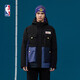 NBA 湖人隊(duì)羽絨服 時(shí)尚拼接戶外沖鋒衣保暖羽絨服 騰訊體育 XL