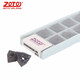 ZOTO 桃形數控車(chē)床刀片外圓內孔車(chē)刀桿刀頭刀具硬質(zhì)合金刀粒 鋼件通用 WNMG080404-MA/NX15 （一盒10片） 
