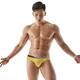 Asianbum40支蘭精莫代爾男士三角褲男士內(nèi)褲青年 秋黃 L