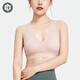哈他瑜伽服抹胸運動(dòng)內衣健身跑步訓練服防震bra女零感裸感舒適防下垂 薄霧粉 S