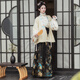 鐘靈記百鳥(niǎo)朝鳳:短襖對襟琵琶袖馬面裙女繡花冬季加厚漢服 對交穿外套一件現貨 L