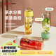 SIMELO玻璃杯茶水分離杯耐高溫防燙雙層女士水杯子達令330ML 麥田的遐思