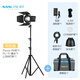 南光（NANLITE）150W雙色溫補光燈LED直播柔光燈影棚攝影燈直播間常亮燈人像拍攝燈 150B（雙色溫）+FL-11鏡頭+2.8米燈架
