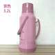 *新款熱水瓶家用塑料暖壺大容量保溫壺玻璃內膽開(kāi)水瓶學(xué)生用 【903款】紫色3.2L 整套(外殼+內膽+瓶塞)