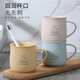 新款高顏值漱口杯子情侶家用刷牙杯洗漱杯牙缸杯牙刷杯子 輕奢款【粉色+藍(lán)色+黃色】3個(gè)裝