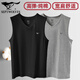 七匹狼純棉背心男薄款打底衣寬肩無(wú)袖衫睡覺(jué)穿居家服可外穿坎肩跑步汗衫 V.領(lǐng)2件裝(黑色+麻灰)2件好換洗 L /170(建議體重110-130斤)
