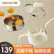 九陽(yáng)（Joyoung）奶鍋高顏值萌系兔兔不粘鍋抗菌寶寶嬰兒輔食鍋湯鍋煎鍋奶湯煎套鍋 【桃兔兔】奶鍋1.4L+304蒸格 14cm