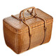HAOMINGTIAN茶具手工竹編茶箱 旅行便攜茶道功夫零配件茶葉收納箱包提籃中式