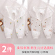 小三月3個(gè)月新生嬰兒開(kāi)襠褲純棉A類(lèi)三層空氣夾棉6男9女寶寶秋冬保暖褲 A-K083綠植+小熊咖 66cm建議11-15斤