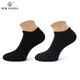 紐菲奧納 襪子男船襪薄款隱形襪 男士棉襪運動(dòng)透氣白色短襪 低腰淺口低幫短筒棉襪 5深灰5黑