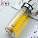 希諾（HEENOOR） 玻璃杯雙層男女士大容量商務水杯帶過濾網(wǎng)耐熱辦公泡茶杯子 禮盒裝 395ml