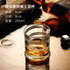 費納斯（FEiNASi） 新款威士忌酒杯玻璃洋酒杯加厚果汁杯可旋轉創(chuàng  )意玻璃水杯烈酒杯