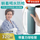 臥床老人喝水神器防嗆咳老年人水杯吸管保溫杯成人流食病人護理杯 升級款320mL藍色（加送30cm延長(cháng)吸管） 【304不銹鋼 防嗆防漏 無(wú)需起身 即可暢飲】