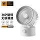 TGVI'S【首創(chuàng)小風(fēng)扇】桌面風(fēng)扇辦公室小型迷你小電風(fēng)扇大風(fēng)力靜音便攜usb充電宿舍專用搖頭臺式電扇伴侶 2000mAh 升級-能搖頭 帶電池桌面循環(huán)扇米色 超大風(fēng)力 | 無極調(diào)節(jié) | 安穩(wěn)無噪