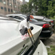 希斯萊杰汽車擺件 車載坐姿小丑擺件車外尾部裝飾掛件車頂玩偶公 電鋸人擺件12cm(贈送背膠)