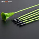 HUWAIREN弓箭箭支竹木箭射箭傳統復合反曲弓箭箭支射擊專(zhuān)業(yè)玻纖箭碳箭鋁箭 兒童吸盤(pán)箭（綠色）3支