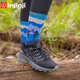 injinji戶(hù)外長(cháng)筒五指襪女加厚coolmax專(zhuān)業(yè)馬拉松徒步登山速干襪子 迪納利峰-設計師光譜 XS/SM（35-40）