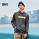森馬（Semir）【衛(wèi)衣合輯】森馬衛(wèi)衣男慵懶風(fēng)上衣基礎(chǔ)百搭男生印花情侶套頭衫潮 [I款]褐灰20847 XL