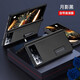 殼潮界 小米mixfold3手機殼真皮鉸鏈全包MIX Fold3折疊屏保護套殼膜一體防摔支架高端商務 【月影黑-高清款】納帕真皮|殼膜一體|鉸鏈全包 小米mixfold3