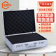 金固牢 KCAA-08 鋁合金工具箱 金屬收納盒 手提文件箱 銀外35X25X13cm 加棉密碼鎖 可定制