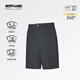 諾詩(shī)蘭（NORTHLAND）25夏季男士原紗防曬短褲透氣彈力跑步登山男休閑褲NHPEH5461S 純黑色 XL 180