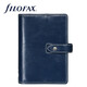Filofax筆記本英國進(jìn)口高檔活頁(yè)手賬日程記事本真牛皮簡(jiǎn)約商務(wù)辦公會(huì )議禮品禮盒裝malden系列A6海軍藍028614