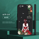 格興適用蘋果6splus手機(jī)殼女新款國潮防摔iphone6splus手機(jī)套男中國風(fēng)6plus保護(hù)套全包磨砂硅膠軟殼 b461所愿可得 iPhone 6 plus-送指環(huán)扣