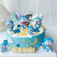 幸福拾盼兒童禮物奧特曼蜘蛛俠哪吒動(dòng)物奶油生日蛋糕現做預定同城配送 kt貓 6英寸