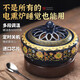 軒椽閣（xuanchuange）沉香電熏香爐電子香薰爐插電家用室內定時(shí)調溫創(chuàng  )意陶瓷檀香擺件 琺瑯彩電熏爐