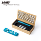 凌美（LAMY）鋼筆禮盒 狩獵系列宋代限定套裝練字正姿鋼筆學(xué)生文具辦公禮品 畢業(yè)禮物 蒼青0.5mm