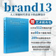 【贈帆布包】[現(xiàn)貨 brand 13 品牌第十三卷 包裝海報平面廣告logo視覺設(shè)計案例素材作品集書籍 人工智能時代背景下的品牌設(shè)計