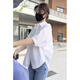 MODX香港女裝女裝2024新款夏季襯衣女防曬衣小個(gè)子外搭寬松白襯衫女士 白色【襯衫上衣女 襯衫女小個(gè)子  M 99-110斤
