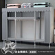 家麗·春天簡(jiǎn)易衣柜防塵防潮合金鋼接頭布衣柜全鋼架組裝衣櫥大容量加固型 2.4米太空灰【合金鋼接頭】