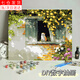 星恒夢 數(shù)字油畫diy填色客廳裝飾畫簡約花卉風景卡通動物手工涂色丙烯畫 窗前的貓 40*50cm繃好內(nèi)框+筆料