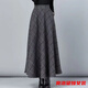 奧洛黛婭秋冬新款毛呢半身裙女高腰顯瘦中長(cháng)款大擺裙A字裙女 毛呢裙15 有口袋 2XL 140-155斤