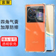 索聚 適用vivo x80pro 手機(jī)殼5g四角防摔透明軟殼男手機(jī)套全包邊防摔殼保護(hù)殼潮殼 #*VIVO X80Pro【透明氣囊防摔殼】