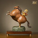 銅師傅銅擺件《馬上封侯》工藝品禮品開(kāi)業(yè)喬遷禮物 送客戶(hù)朋友 小馬上封侯+底座