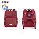 卡拉羊1-4-6年級小學(xué)生大嘴書(shū)包減負防下墜背包學(xué)生大容量雙肩包 2199波爾多紅（1-3年級）