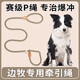 哇米邊牧專(zhuān)用狗狗繩子防爆沖P鏈遛狗牽引繩防掙脫狗鏈子中大型犬 【賽事級P繩】1.5米長(cháng)*1CM直徑 有效防爆沖 安全遛狗
